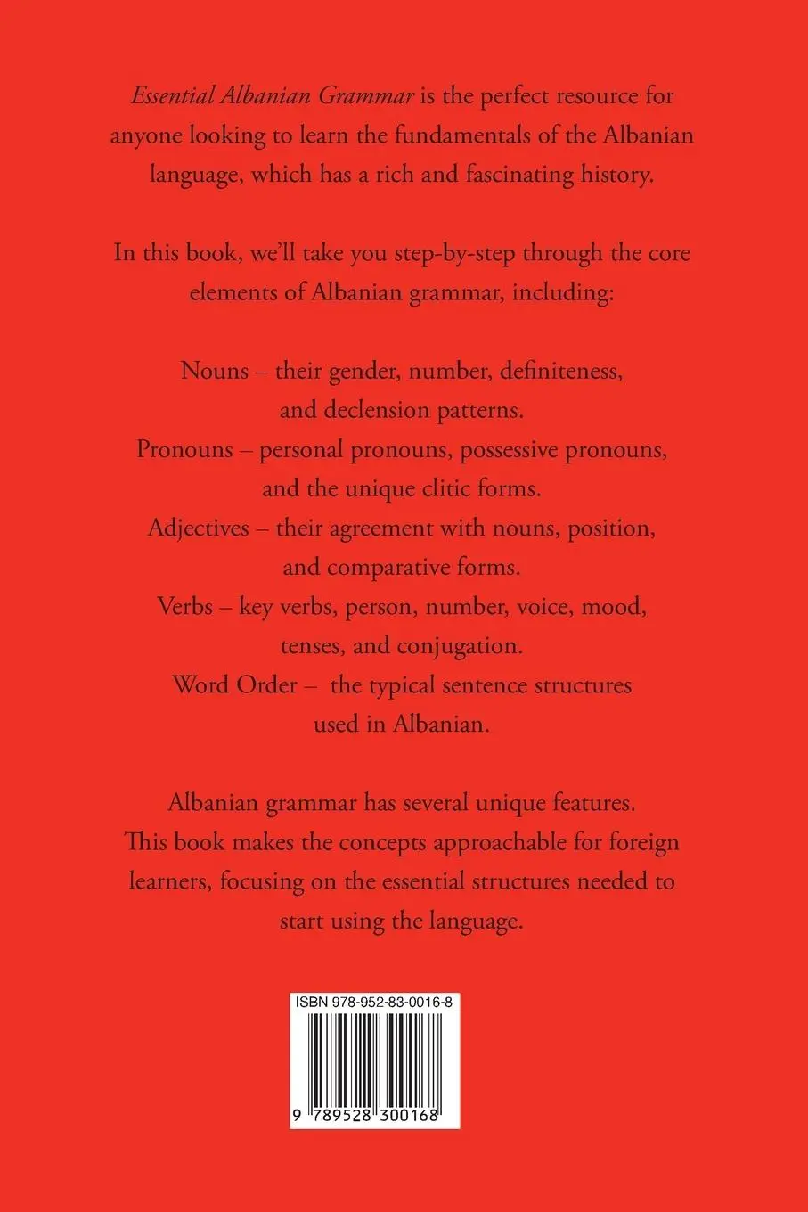 Rückseite: 9789528300168 | Essential Albanian Grammar | Emsal Karar | Taschenbuch | Polyglott