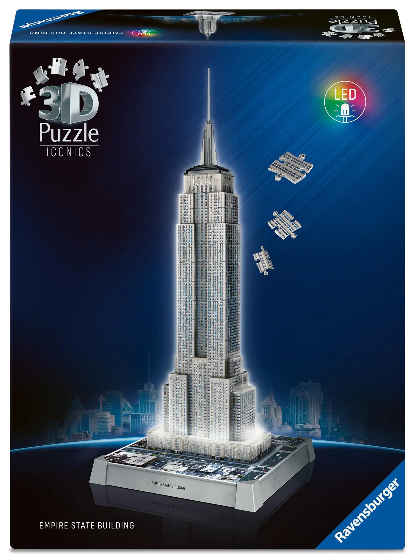Cover: 4005555080268 | 3D Puzzle Iconics: Empire State Building - mit Licht | Spiel | Puzzle