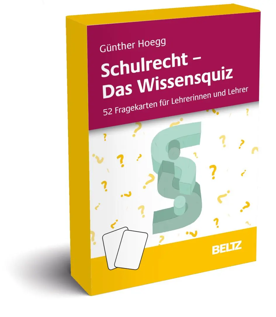 Cover: 4019172200268 | Schulrecht - Das Wissensquiz | Günther Hoegg | Box | 52 S. | Deutsch