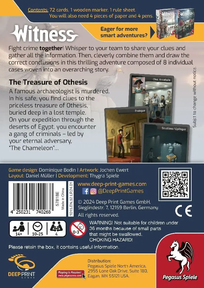 Bild: 4250231740268 | Witness The Treasure of Othesis (Deep Print Games) (English Edition)