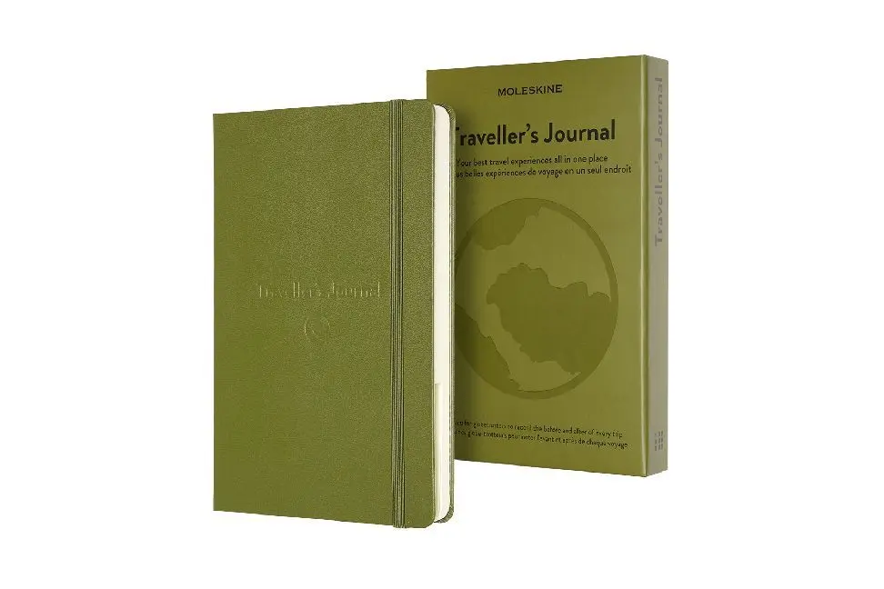 Bild: 8058647620268 | Moleskine Passion Journal Large/A5, Reise, Hard Cover, Dunkelgrün