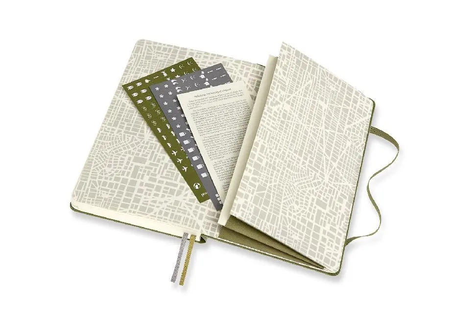 Bild: 8058647620268 | Moleskine Passion Journal Large/A5, Reise, Hard Cover, Dunkelgrün