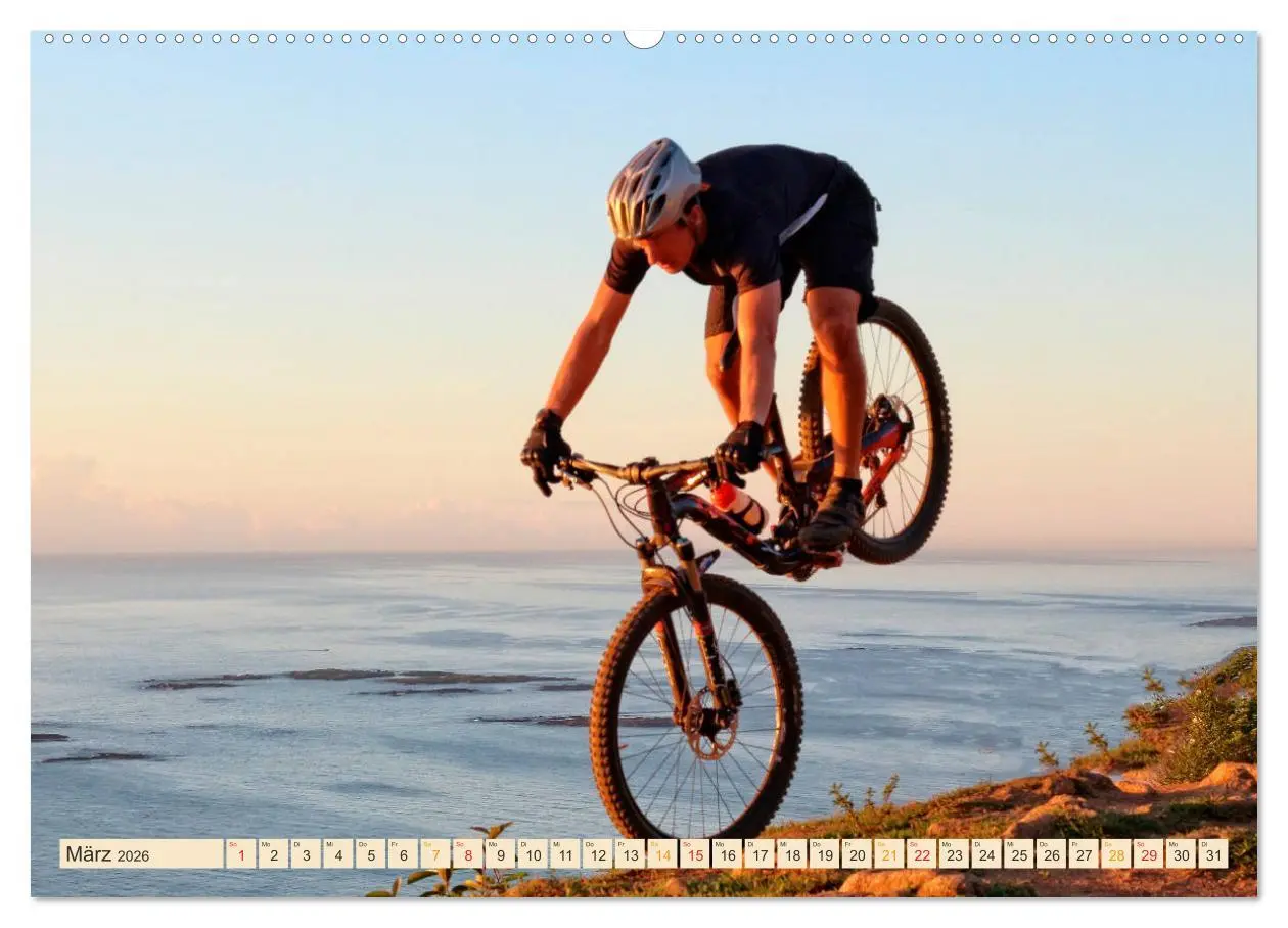 Bild: 9783457920268 | Mountainbike extrem (Wandkalender 2026 DIN A2 quer), CALVENDO...