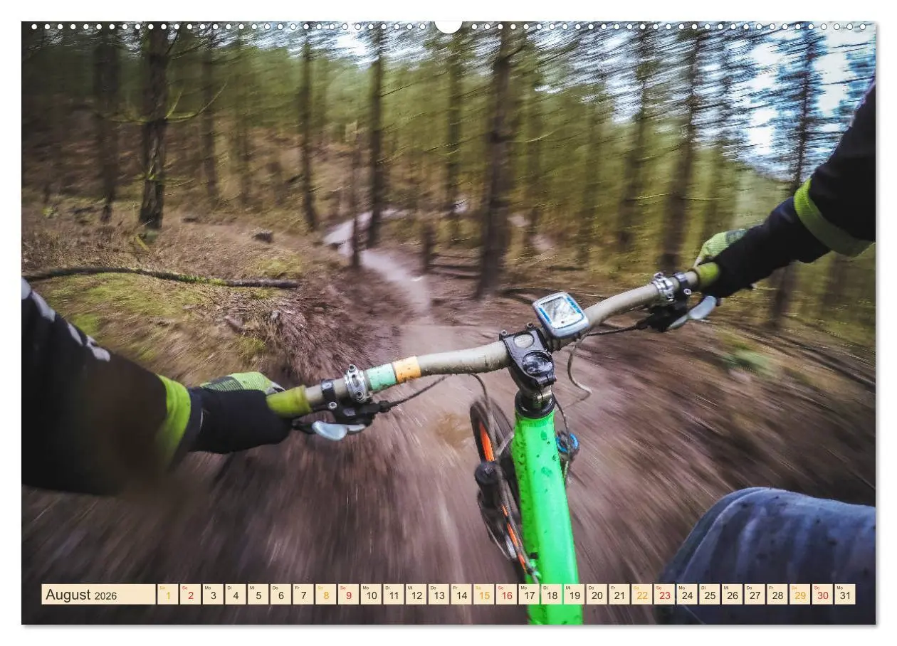 Bild: 9783457920268 | Mountainbike extrem (Wandkalender 2026 DIN A2 quer), CALVENDO...