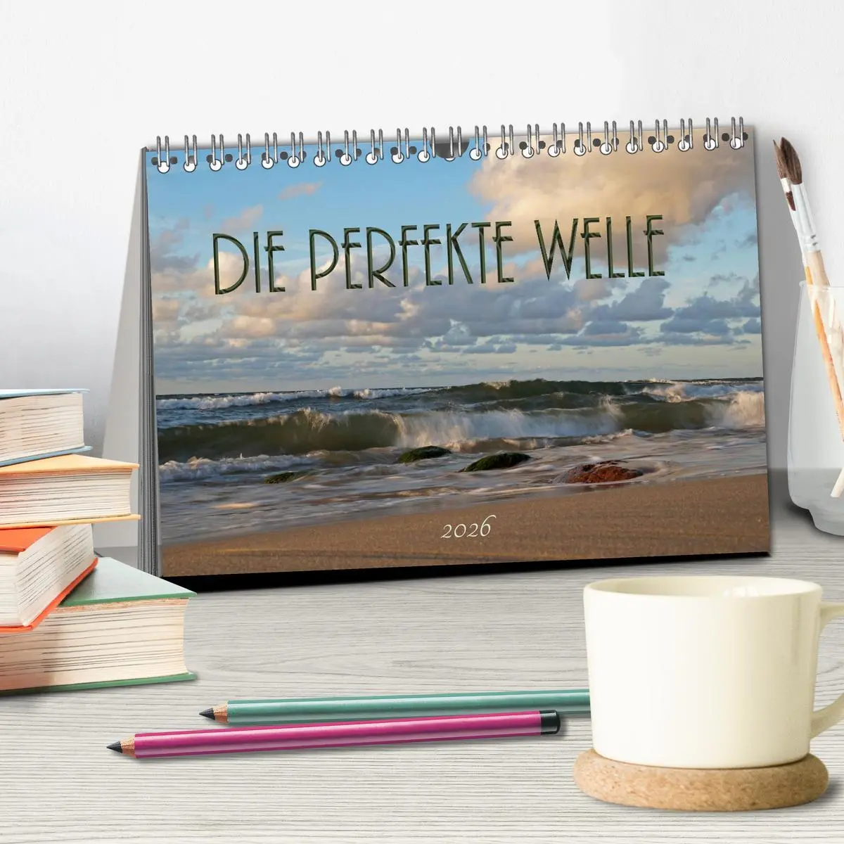 Bild: 9783516180268 | Die perfekte Welle (Tischkalender 2026 DIN A5 quer), CALVENDO...