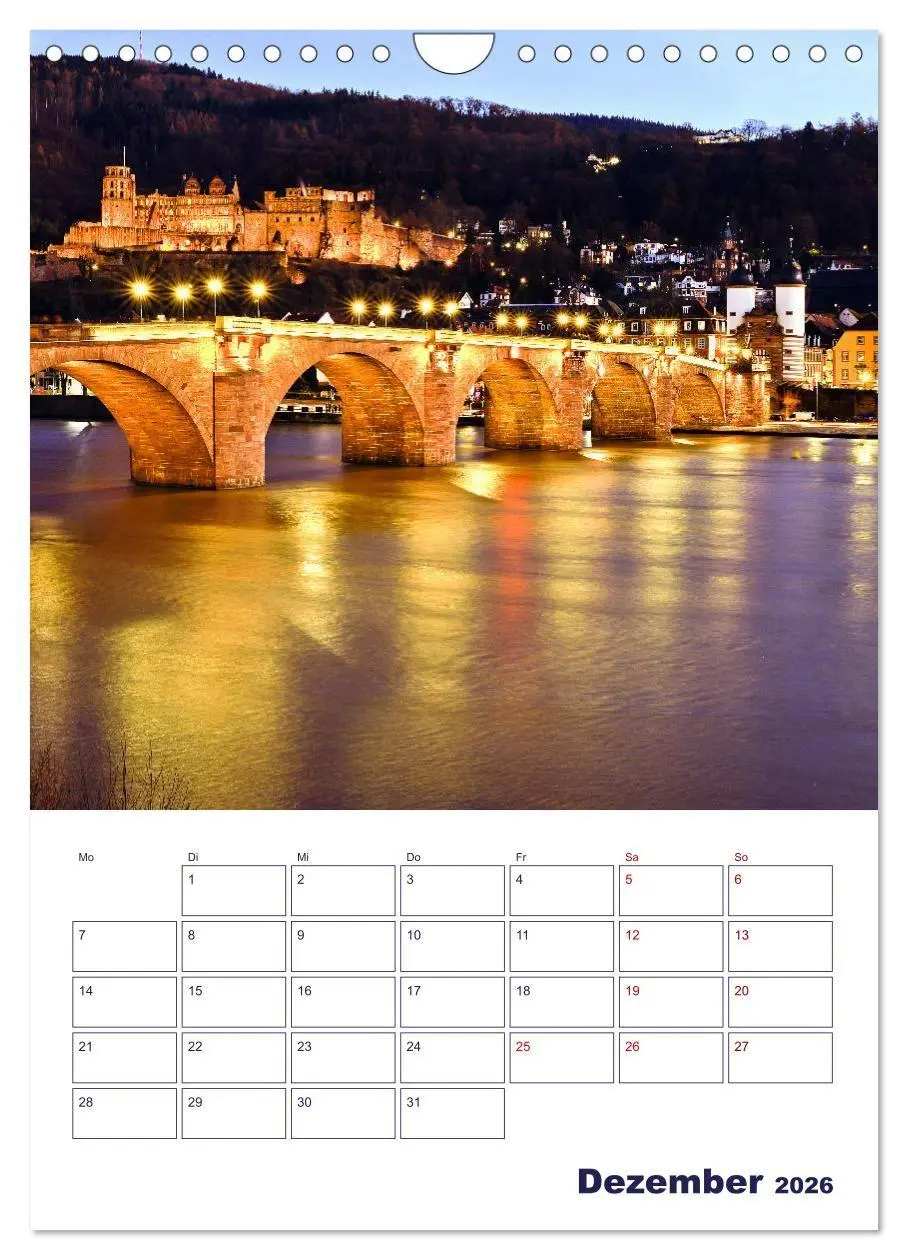 Bild: 9783516700268 | Heidelberg - Historische Altstadt (Wandkalender 2026 DIN A4 hoch),...