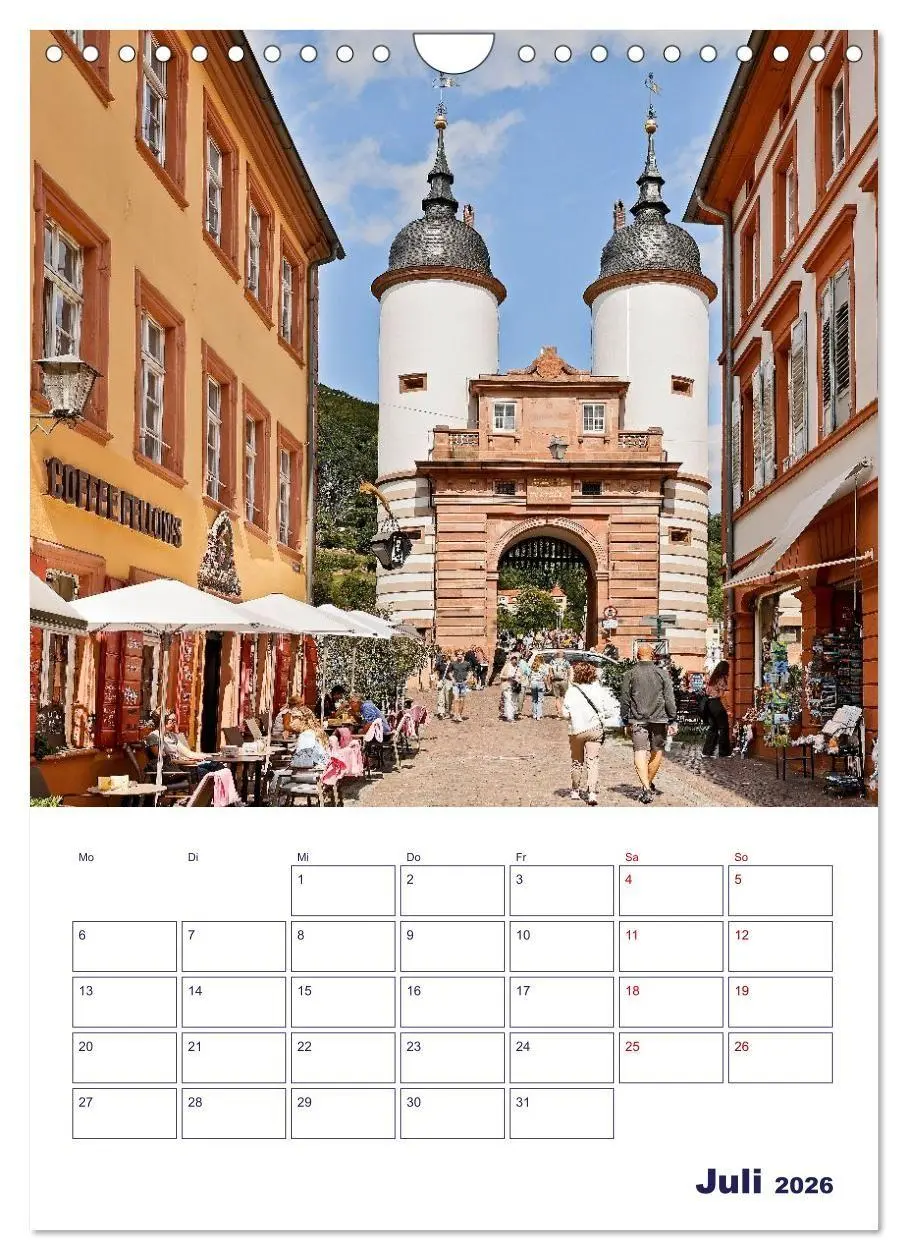 Bild: 9783516700268 | Heidelberg - Historische Altstadt (Wandkalender 2026 DIN A4 hoch),...