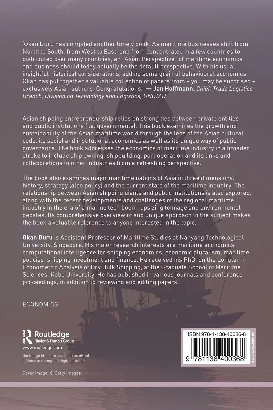 Rückseite: 9781138400368 | Maritime Business and Economics | Asian Perspectives | Okan Duru