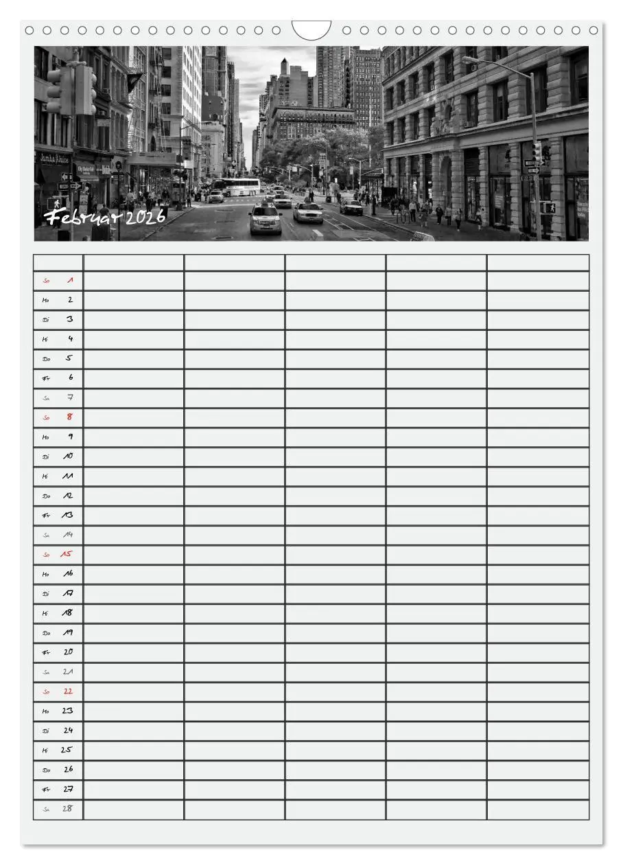 Bild: 9783516480368 | NEW YORK CITY Teamplaner (Wandkalender 2026 DIN A3 hoch), CALVENDO...