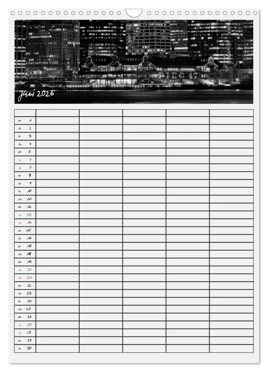 Bild: 9783516480368 | NEW YORK CITY Teamplaner (Wandkalender 2026 DIN A3 hoch), CALVENDO...
