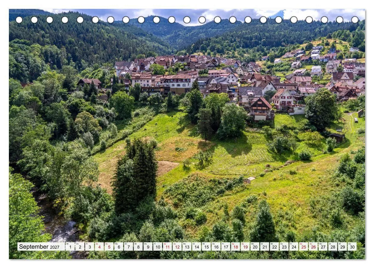 Bild: 9783569400368 | Schwarzwald - Das Murgtal (Tischkalender 2027 DIN A5 quer),...