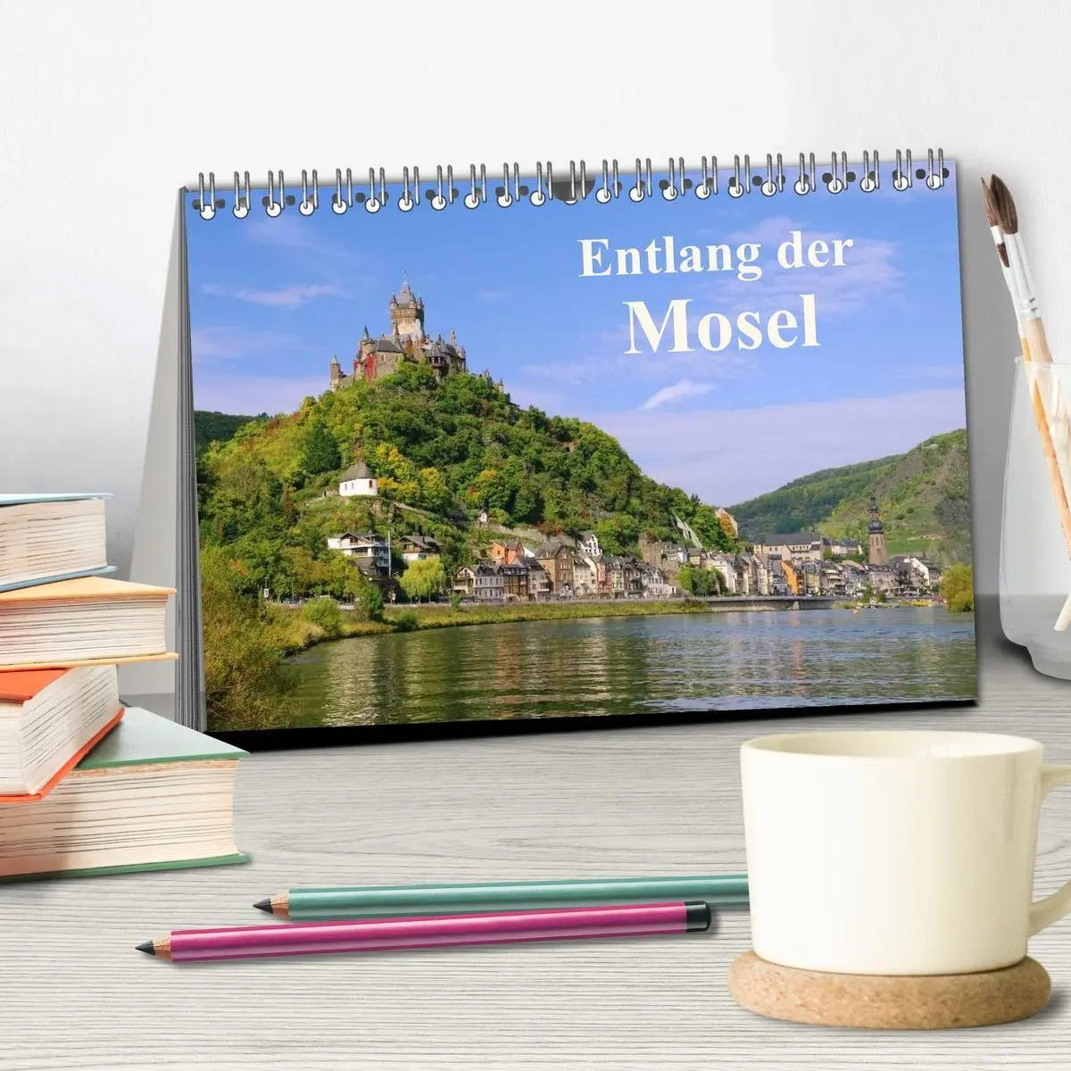 Bild: 9783594150368 | Entlang der Mosel (Tischkalender 2027 DIN A5 quer), CALVENDO...