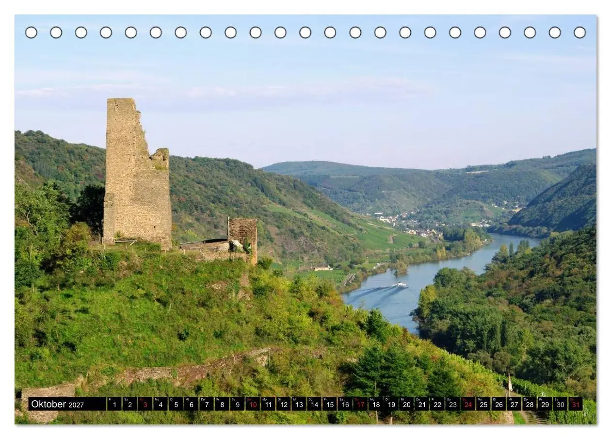 Bild: 9783594150368 | Entlang der Mosel (Tischkalender 2027 DIN A5 quer), CALVENDO...