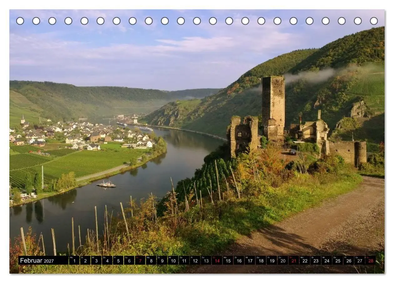 Bild: 9783594150368 | Entlang der Mosel (Tischkalender 2027 DIN A5 quer), CALVENDO...