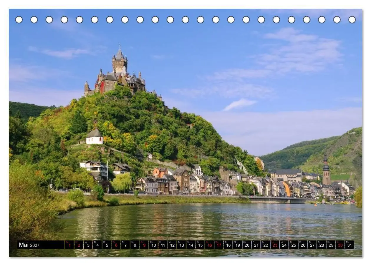 Bild: 9783594150368 | Entlang der Mosel (Tischkalender 2027 DIN A5 quer), CALVENDO...