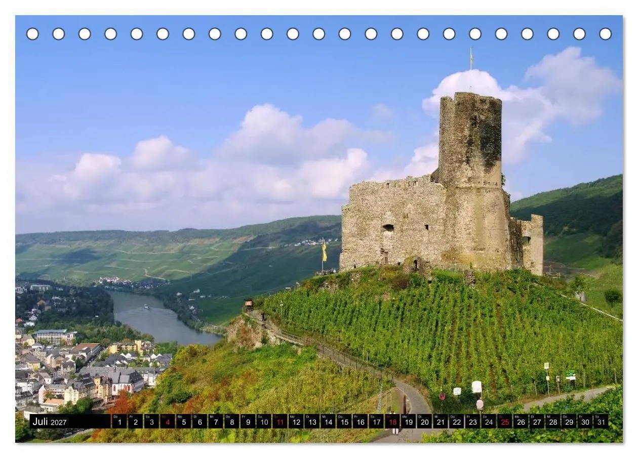 Bild: 9783594150368 | Entlang der Mosel (Tischkalender 2027 DIN A5 quer), CALVENDO...