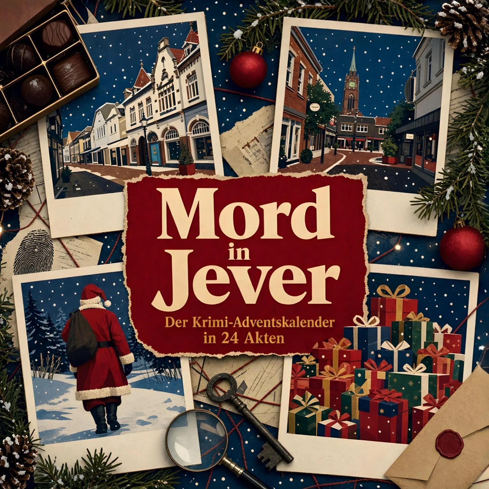 Cover: 9783696120368 | Mord in Jever | Der Krimi-Adventskalender in 24 Akten | Henry Hoffmann