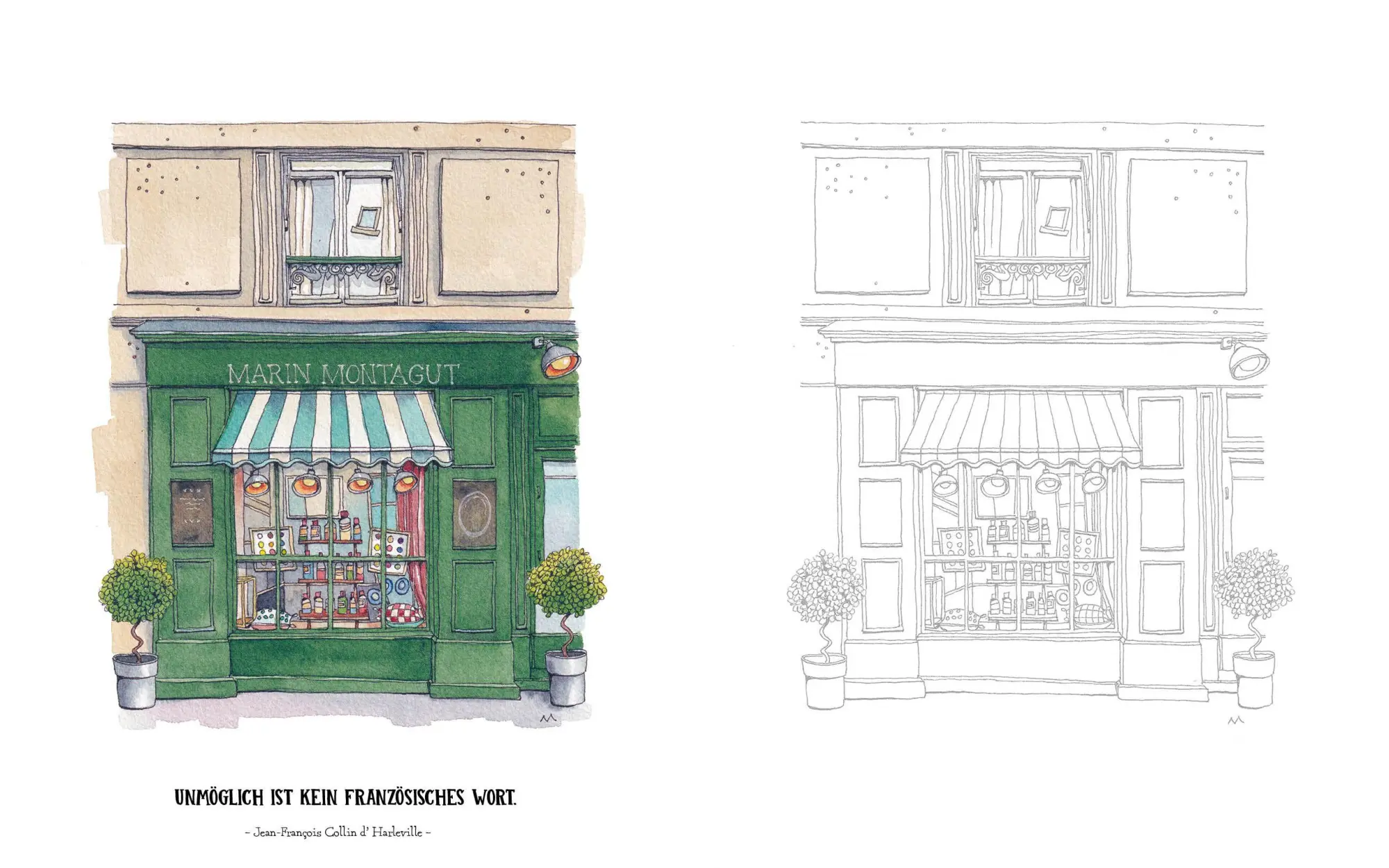 Bild: 9783745930368 | Meine Ausmalreise - Stadtansichten Paris | Astrid Wielinga Urban Anna