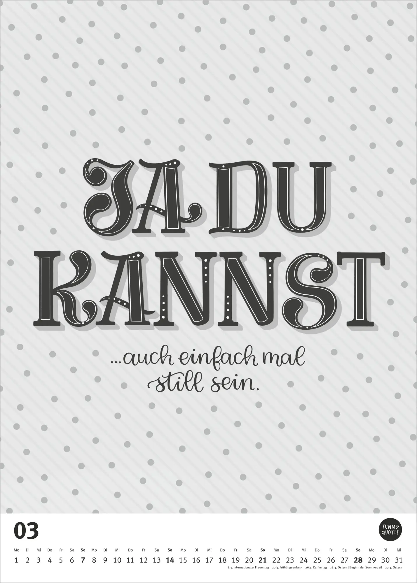 Bild: 4069095010468 | Funny Quotes-Kalender 2027 | Carolin Magunia | Kalender | 14 S. | 2027