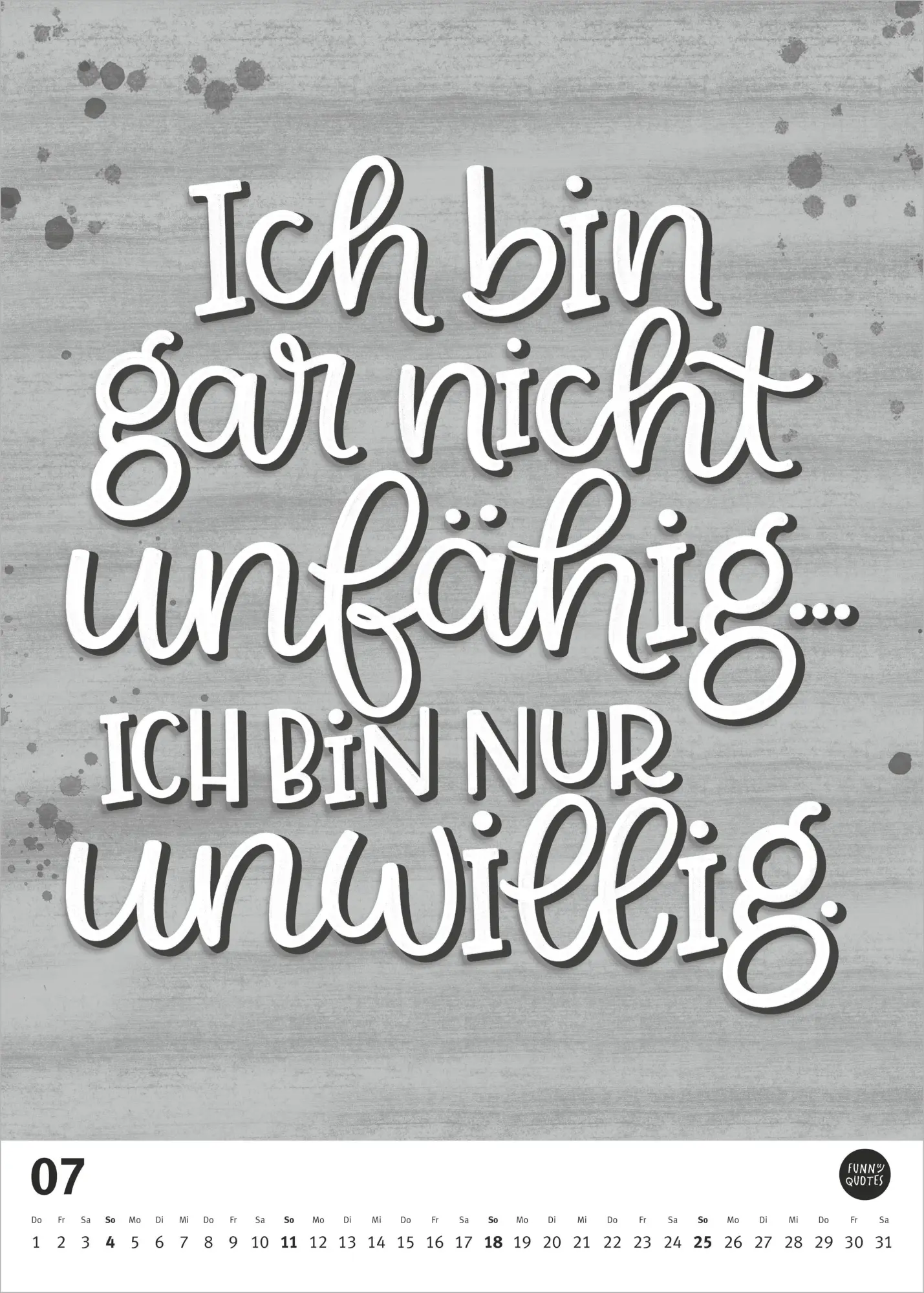 Bild: 4069095010468 | Funny Quotes-Kalender 2027 | Carolin Magunia | Kalender | 14 S. | 2027