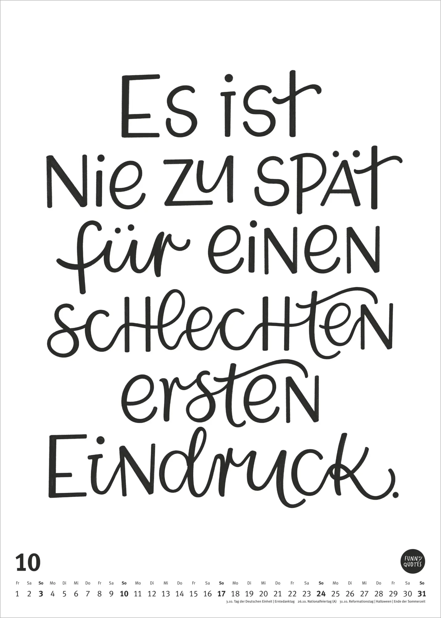 Bild: 4069095010468 | Funny Quotes-Kalender 2027 | Carolin Magunia | Kalender | 14 S. | 2027