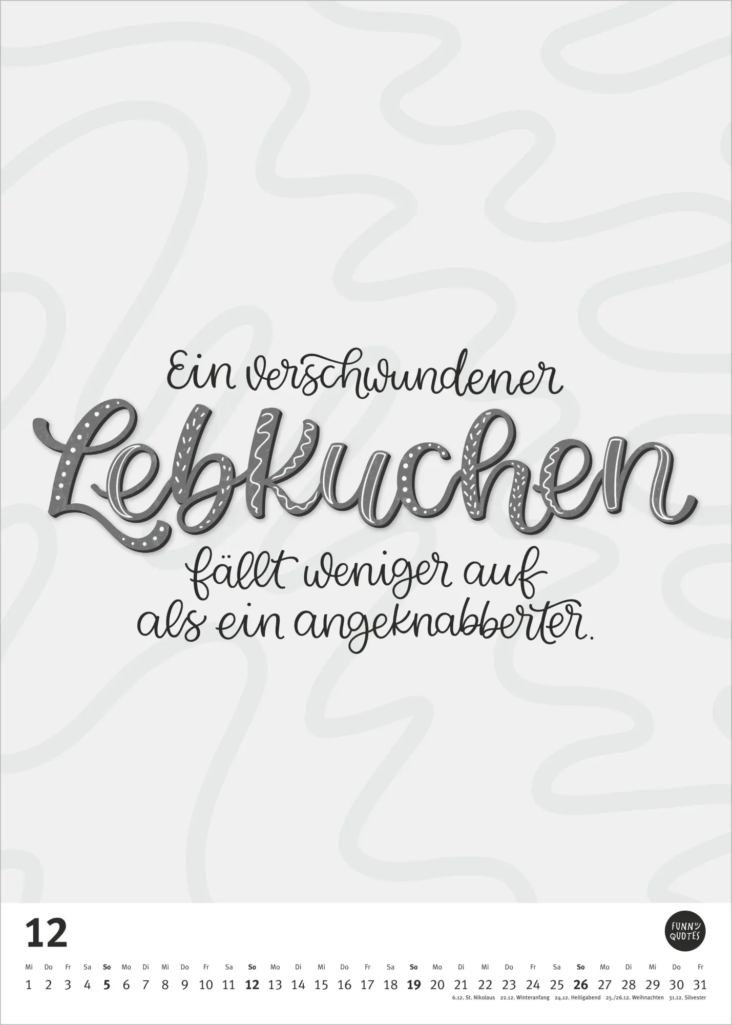 Bild: 4069095010468 | Funny Quotes-Kalender 2027 | Carolin Magunia | Kalender | 14 S. | 2027