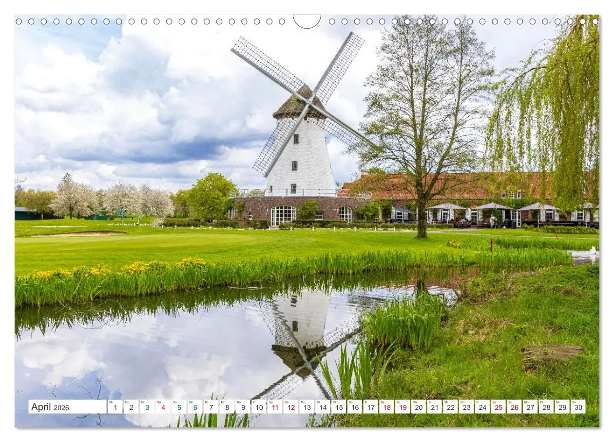 Bild: 9783457520468 | Besondere Windmühlen am Niederrhein (Wandkalender 2026 DIN A3...