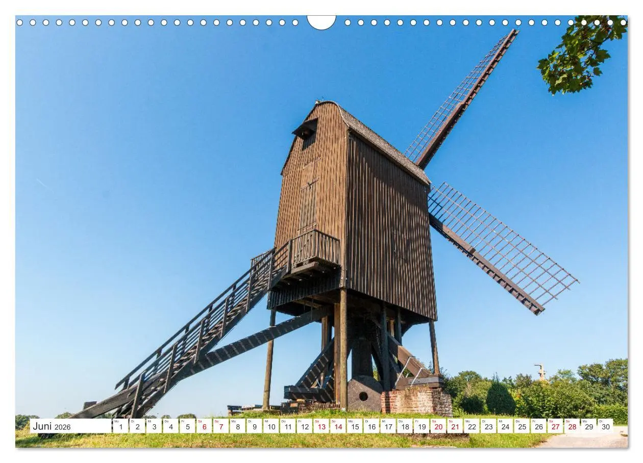 Bild: 9783457520468 | Besondere Windmühlen am Niederrhein (Wandkalender 2026 DIN A3...