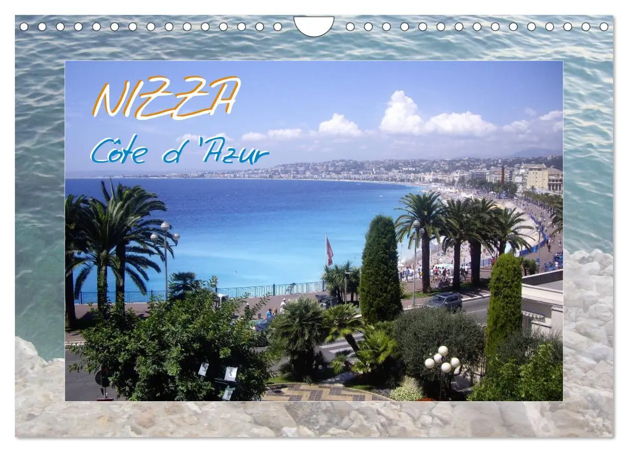 Cover: 9783516090468 | Nizza, Côte d'Azur (Wandkalender 2026 DIN A4 quer), CALVENDO...