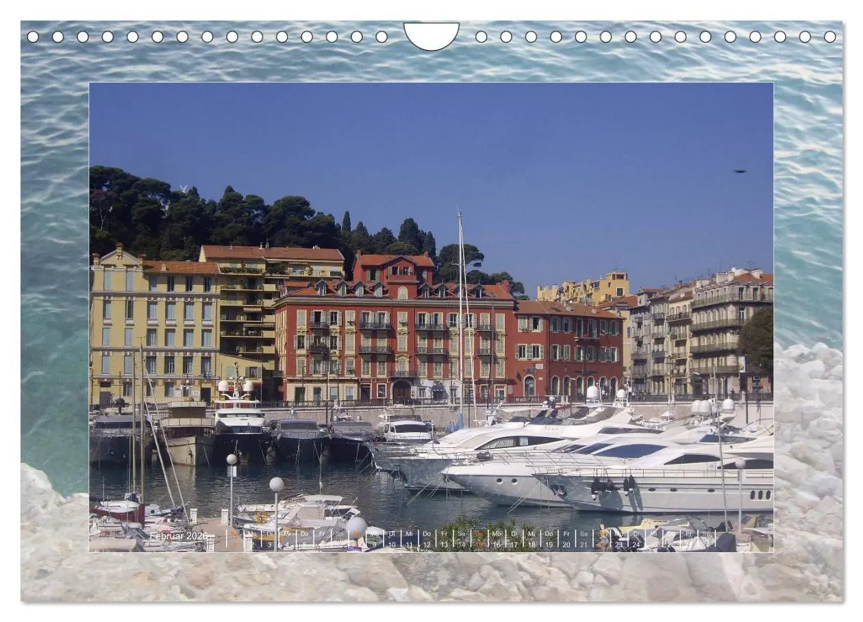 Bild: 9783516090468 | Nizza, Côte d'Azur (Wandkalender 2026 DIN A4 quer), CALVENDO...
