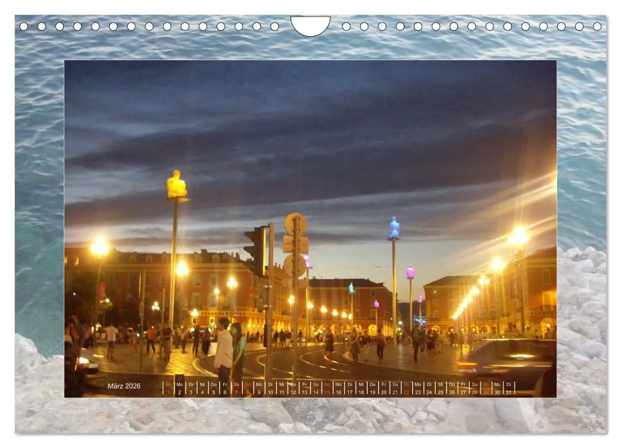 Bild: 9783516090468 | Nizza, Côte d'Azur (Wandkalender 2026 DIN A4 quer), CALVENDO...