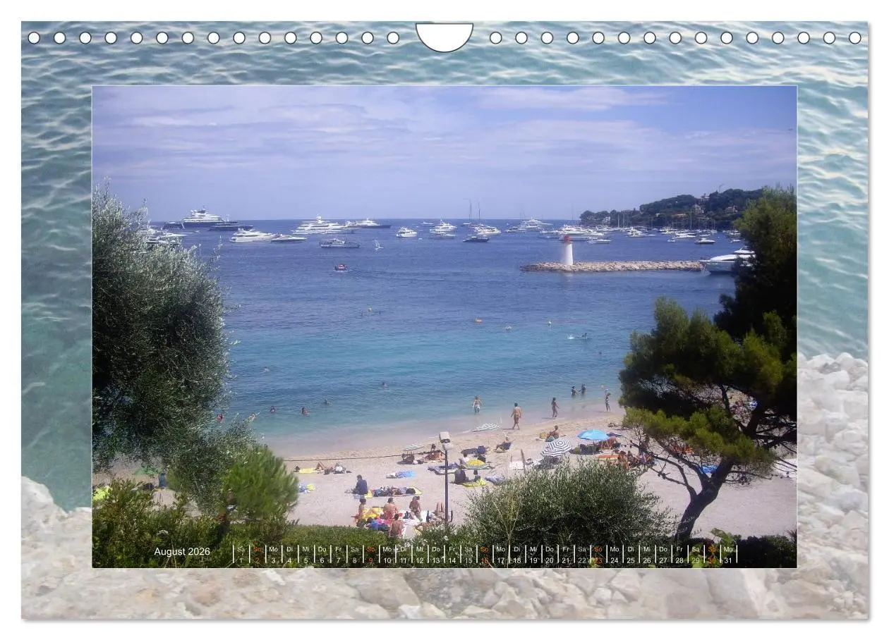 Bild: 9783516090468 | Nizza, Côte d'Azur (Wandkalender 2026 DIN A4 quer), CALVENDO...