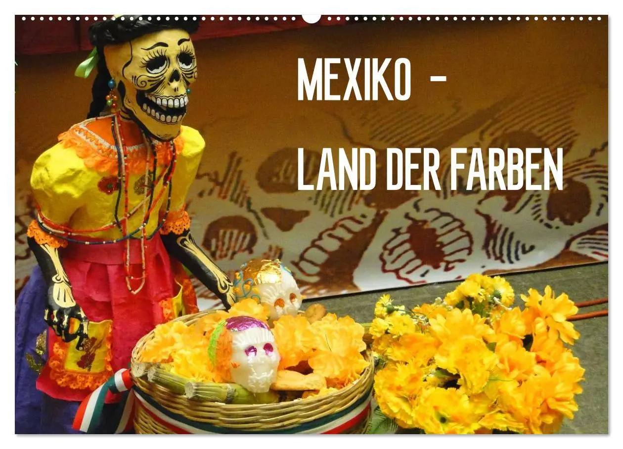 Cover: 9783516160468 | Mexiko - Land der Farben (Wandkalender 2026 DIN A2 quer), CALVENDO...