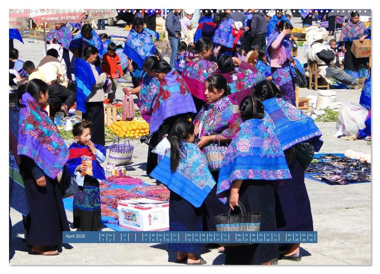 Bild: 9783516160468 | Mexiko - Land der Farben (Wandkalender 2026 DIN A2 quer), CALVENDO...