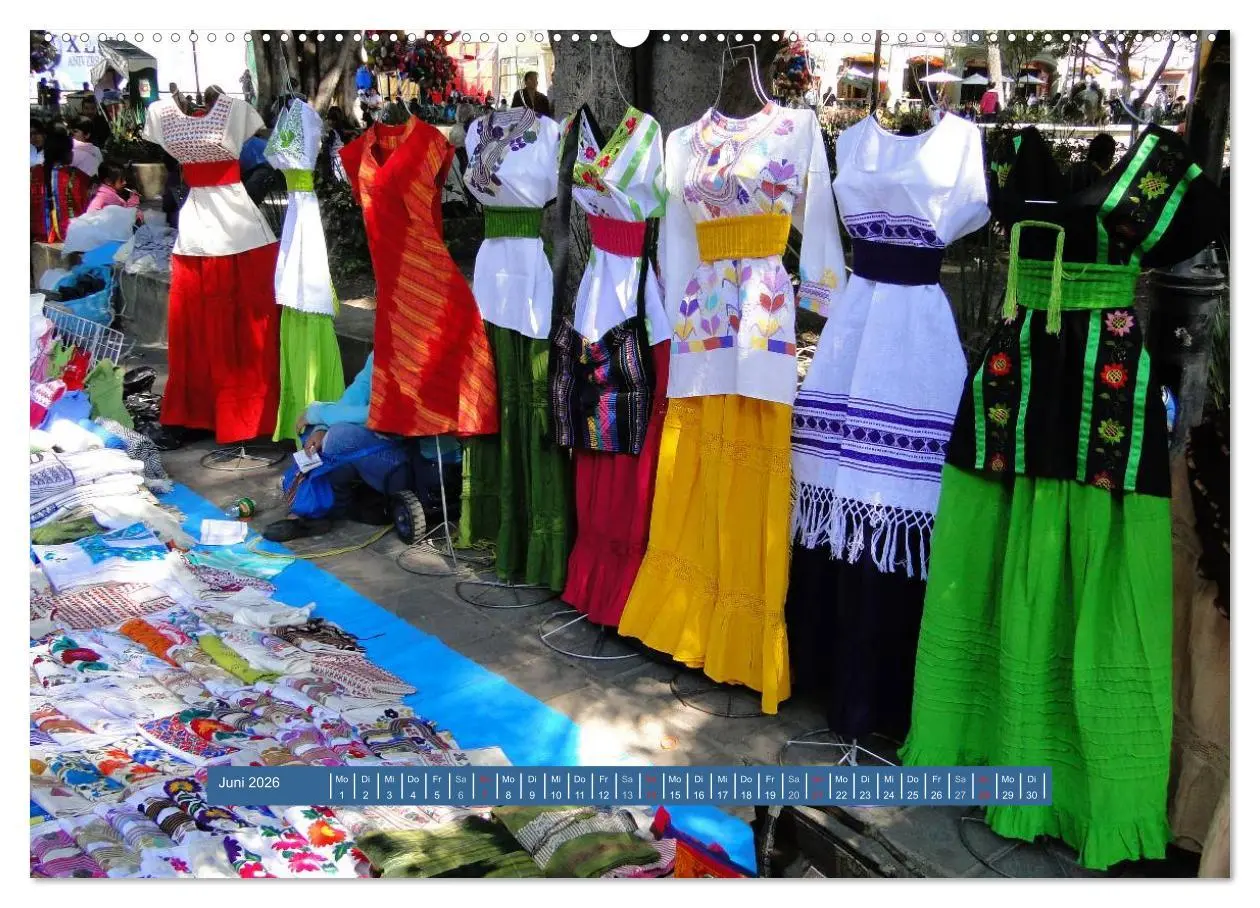 Bild: 9783516160468 | Mexiko - Land der Farben (Wandkalender 2026 DIN A2 quer), CALVENDO...