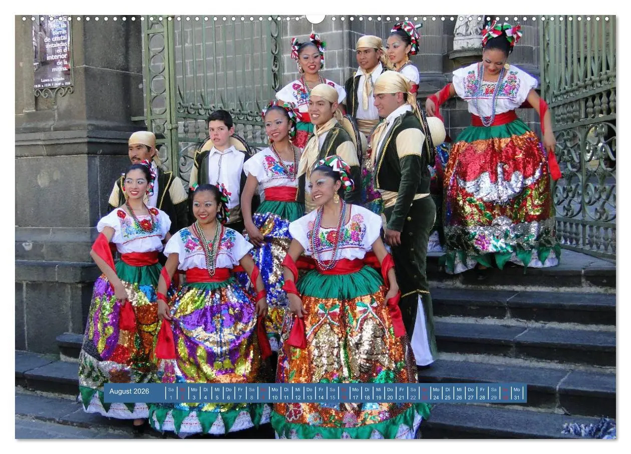 Bild: 9783516160468 | Mexiko - Land der Farben (Wandkalender 2026 DIN A2 quer), CALVENDO...