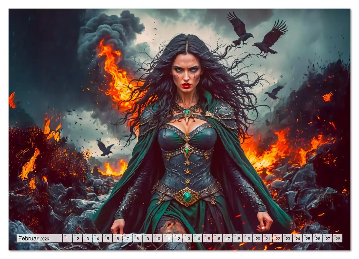 Bild: 9783516610468 | Keltische Mythologie - Götter, Helden und Monster (Wandkalender...