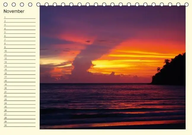 Bild: 9783660470468 | Colours by the sea / Birthday Calendar / UK-Version (Table Calendar...