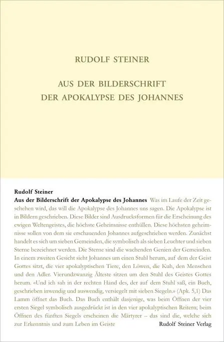 Cover: 9783727410468 | Aus der Bilderschrift der Apokalypse des Johannes | Rudolf Steiner