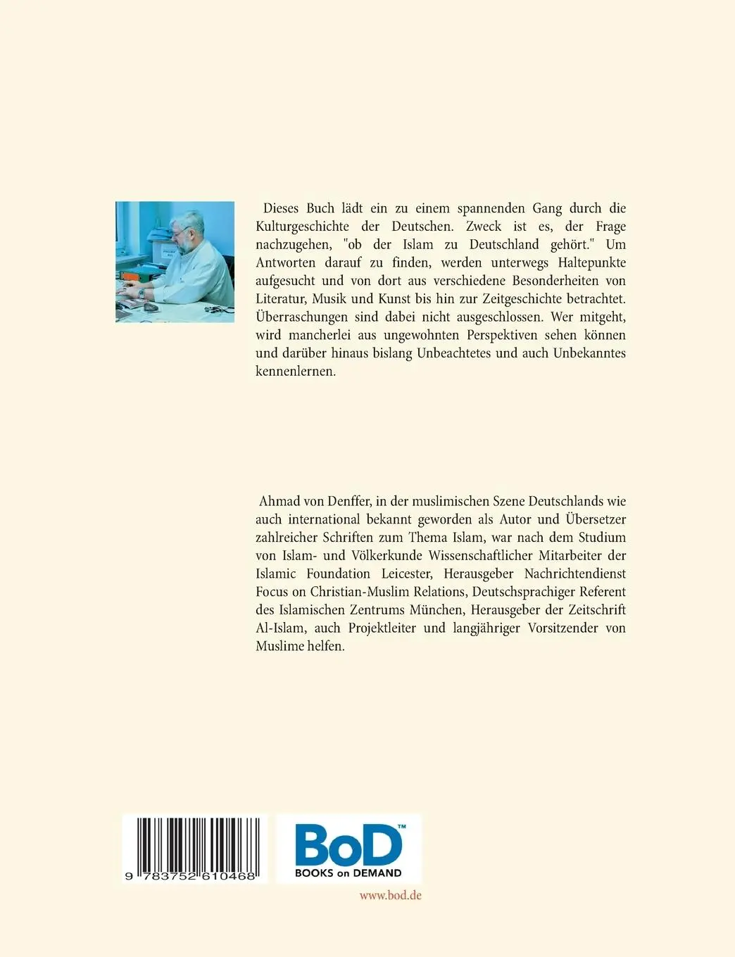 Rückseite: 9783752610468 | Ob der Islam zu Deutschland gehört... | Ahmad Von Denffer | Buch
