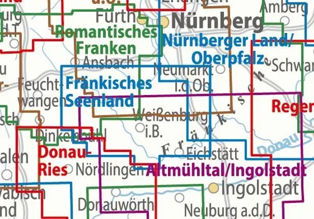 Bild: 9783969900468 | ADFC-Regionalkarte Fränkisches Seenland, 1:50.000, mit...