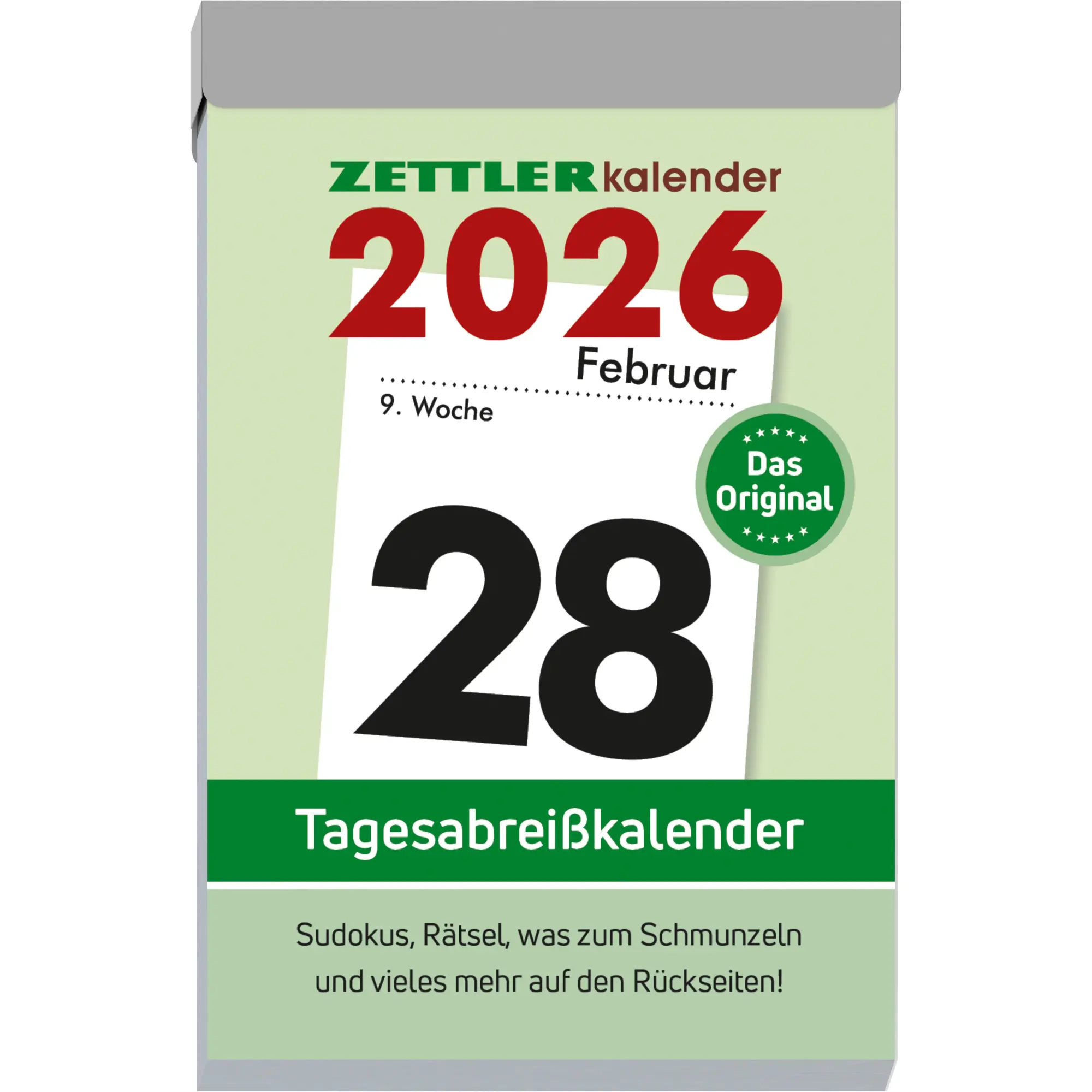 Cover: 4069095000568 | Tagesabreißkalender L 2025 - 6,6x9,9 cm - 1 Tag auf 1 Seite - mit...