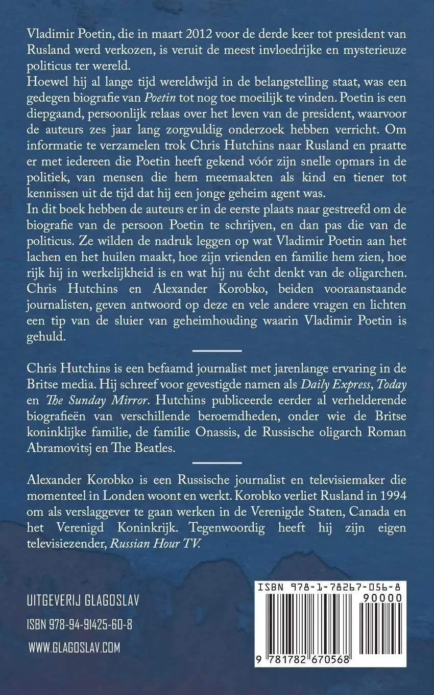 Rückseite: 9781782670568 | Poetin | Christopher Hutchins (u. a.) | Taschenbuch | Niederländisch