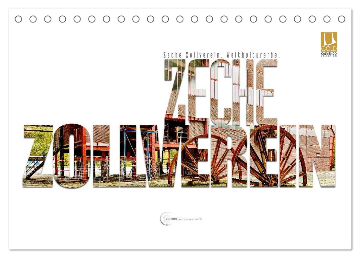 Cover: 9783516150568 | Zeche Zollverein. Weltkulturerbe. (Tischkalender 2026 DIN A5 quer),...