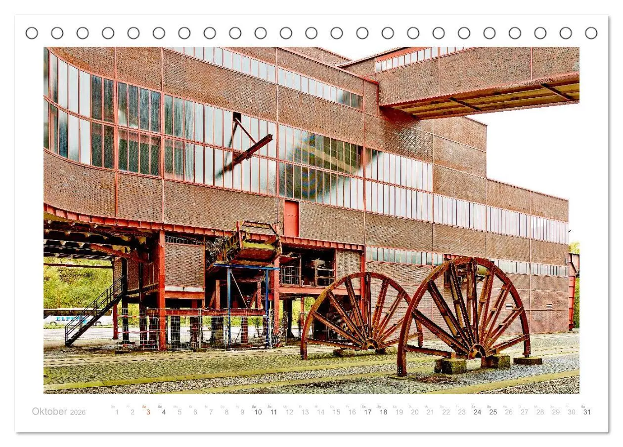 Bild: 9783516150568 | Zeche Zollverein. Weltkulturerbe. (Tischkalender 2026 DIN A5 quer),...
