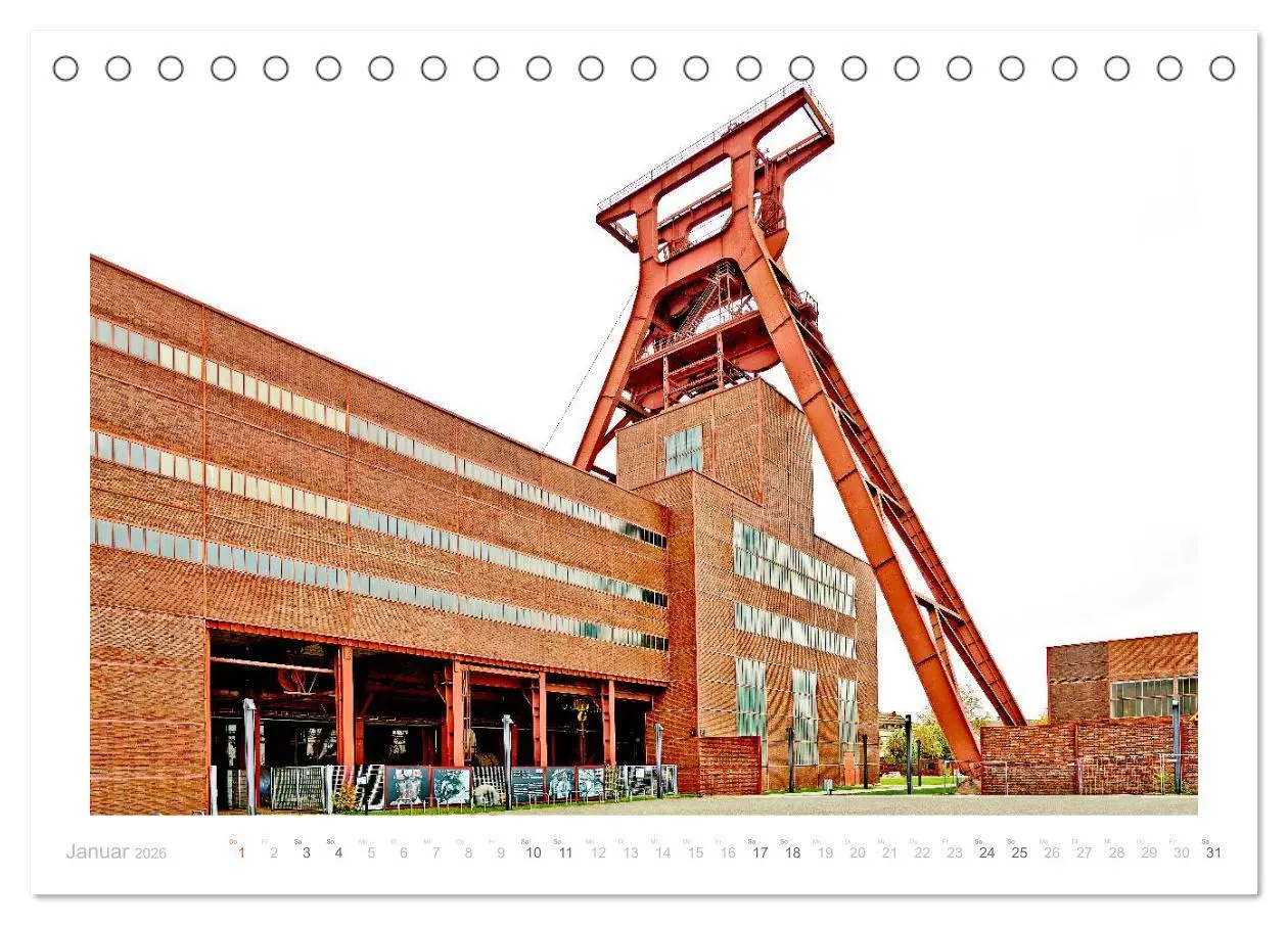 Bild: 9783516150568 | Zeche Zollverein. Weltkulturerbe. (Tischkalender 2026 DIN A5 quer),...