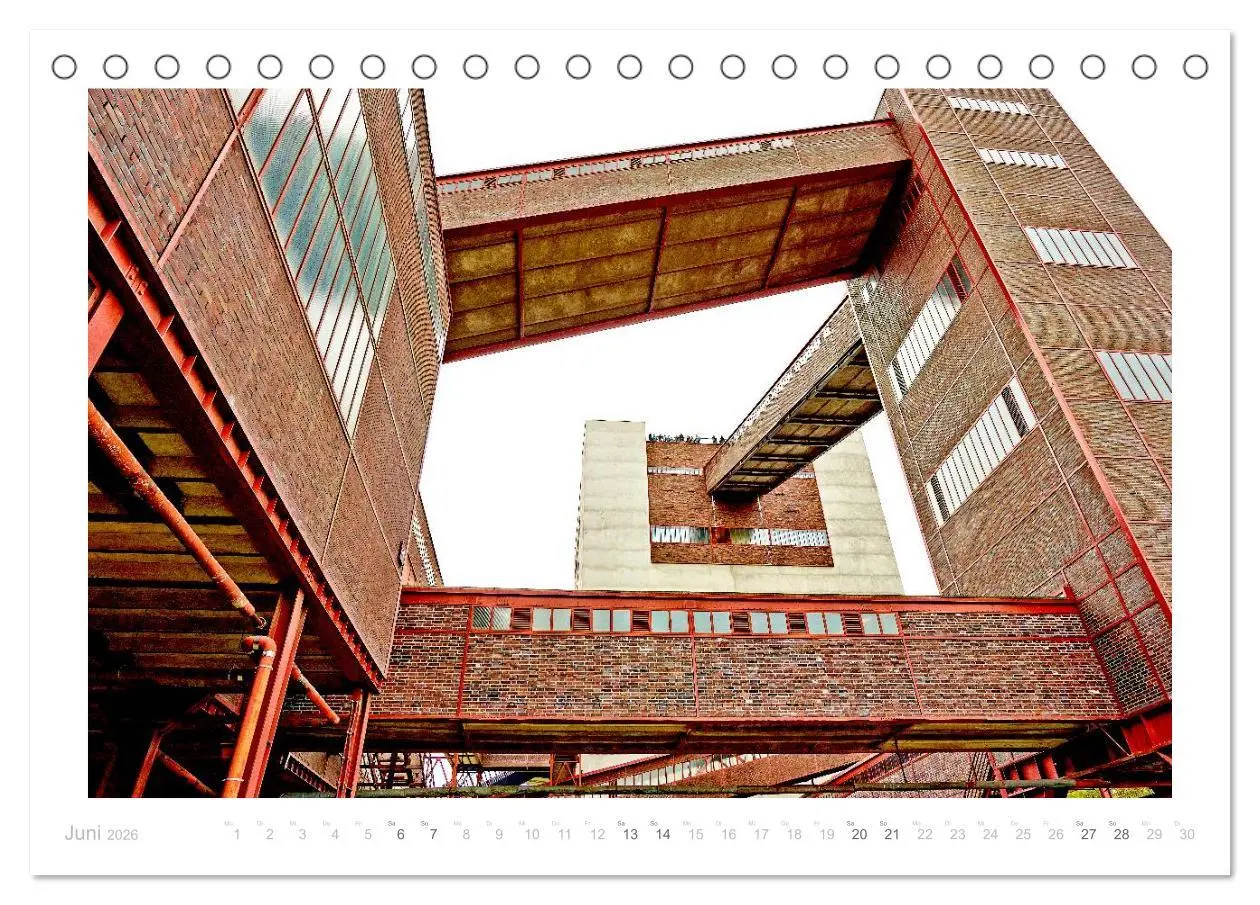 Bild: 9783516150568 | Zeche Zollverein. Weltkulturerbe. (Tischkalender 2026 DIN A5 quer),...