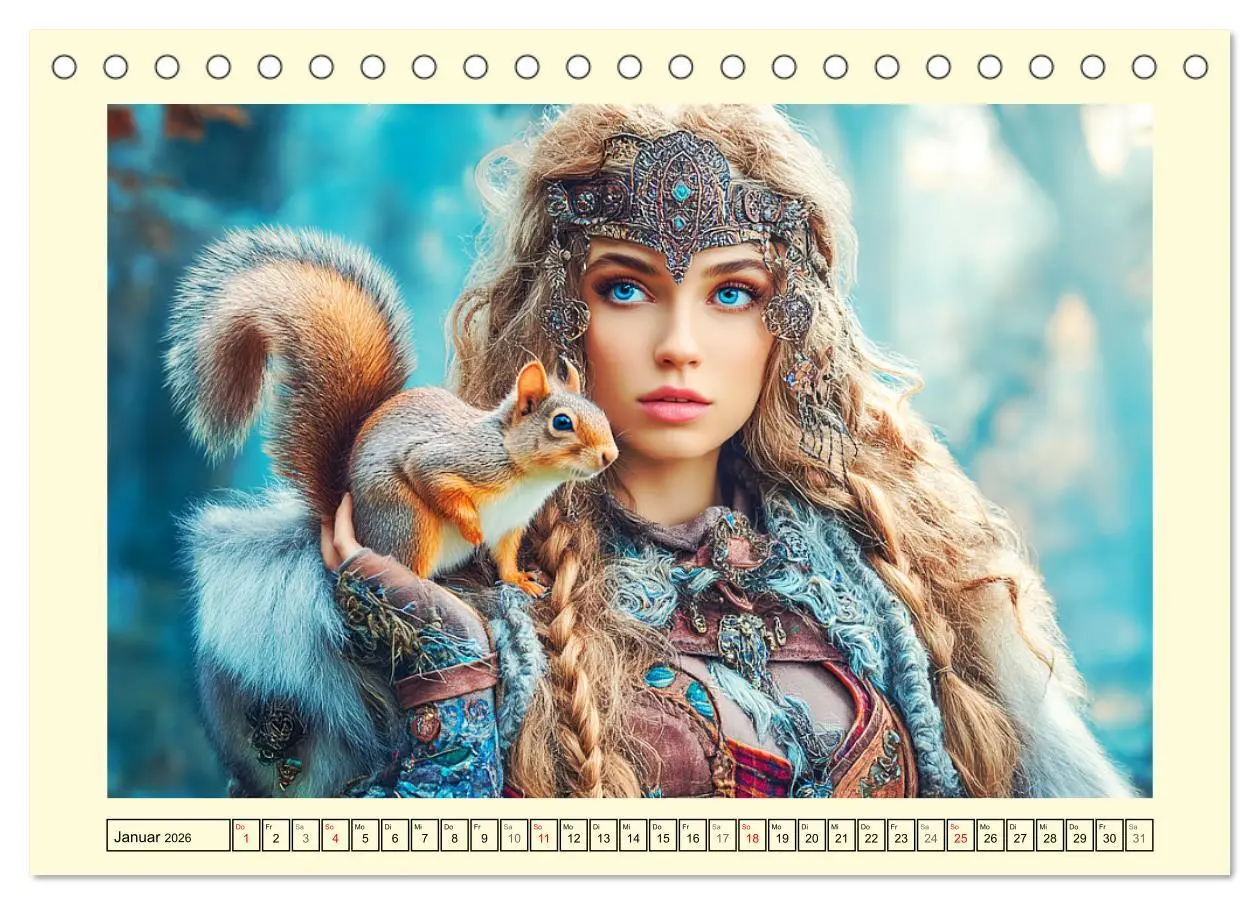 Bild: 9783516460568 | Waldgeflüster. Die mystischen Frauen der alten Pfade (Tischkalender...