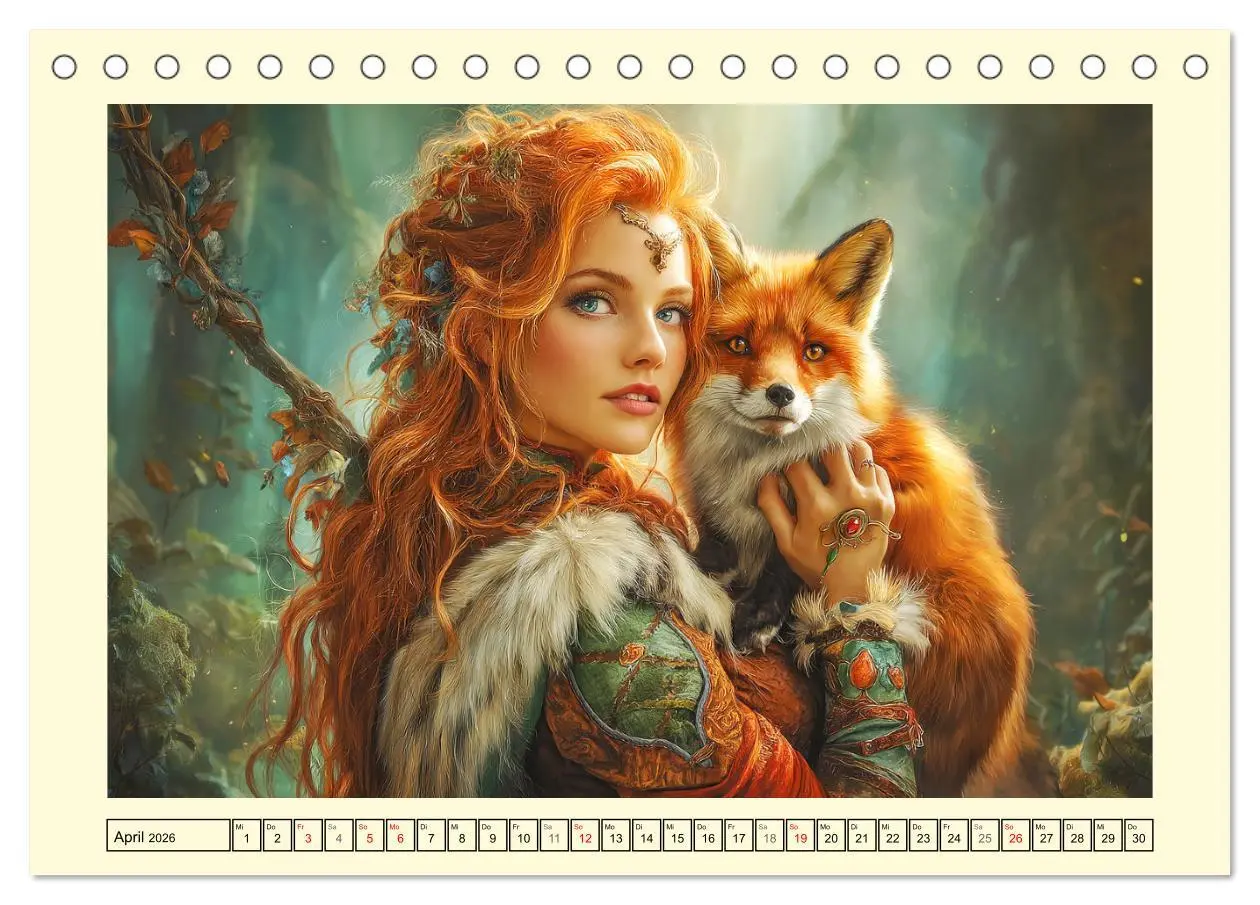 Bild: 9783516460568 | Waldgeflüster. Die mystischen Frauen der alten Pfade (Tischkalender...