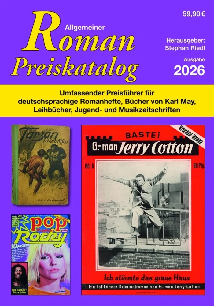 Cover: 9783947800568 | Roman &amp; Musikzeitschriften Preiskatalog 2026 HC | Stefan Riedl | Buch